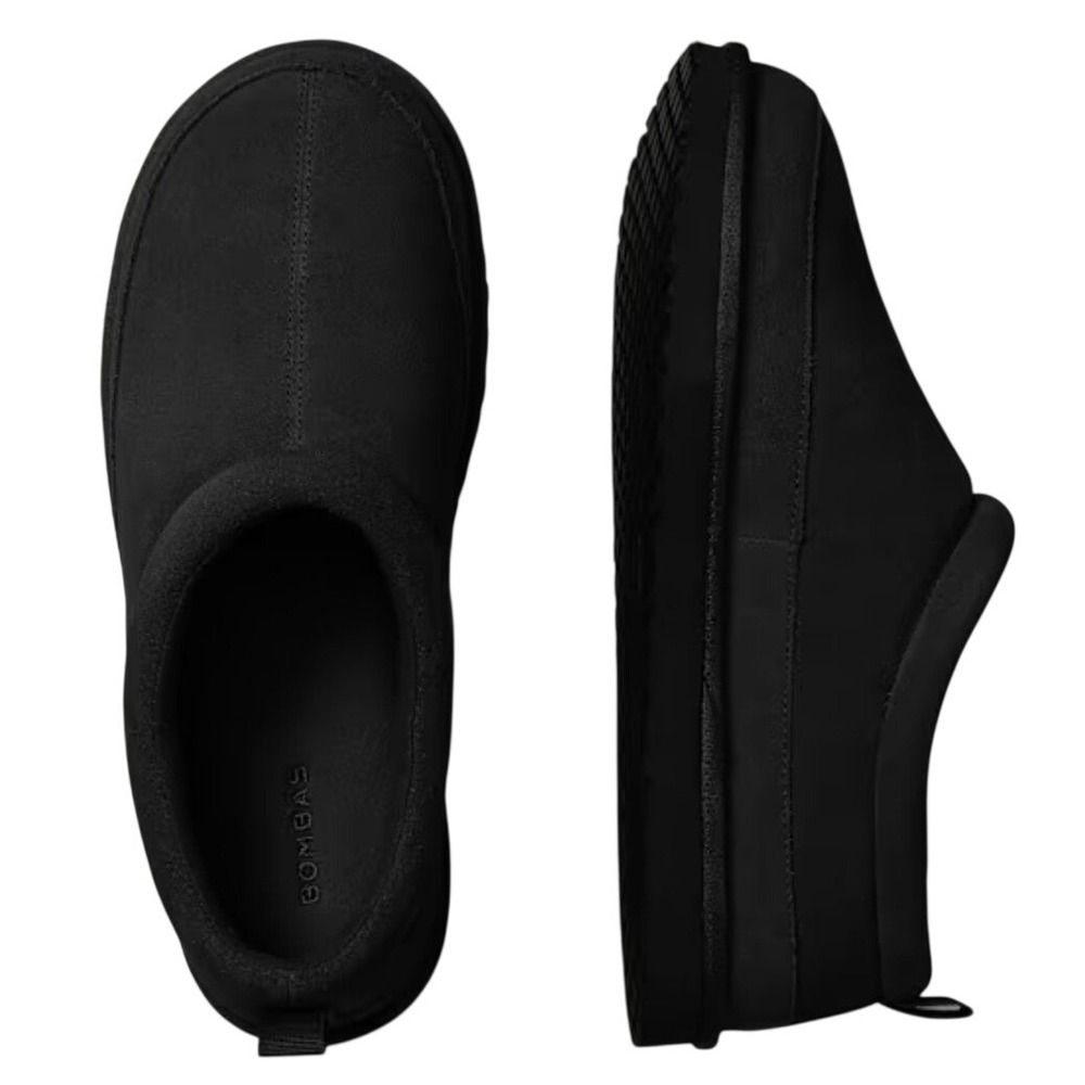 Bombas Men's Saturday Suede Slip-On size 11 NWOB Black Comfort